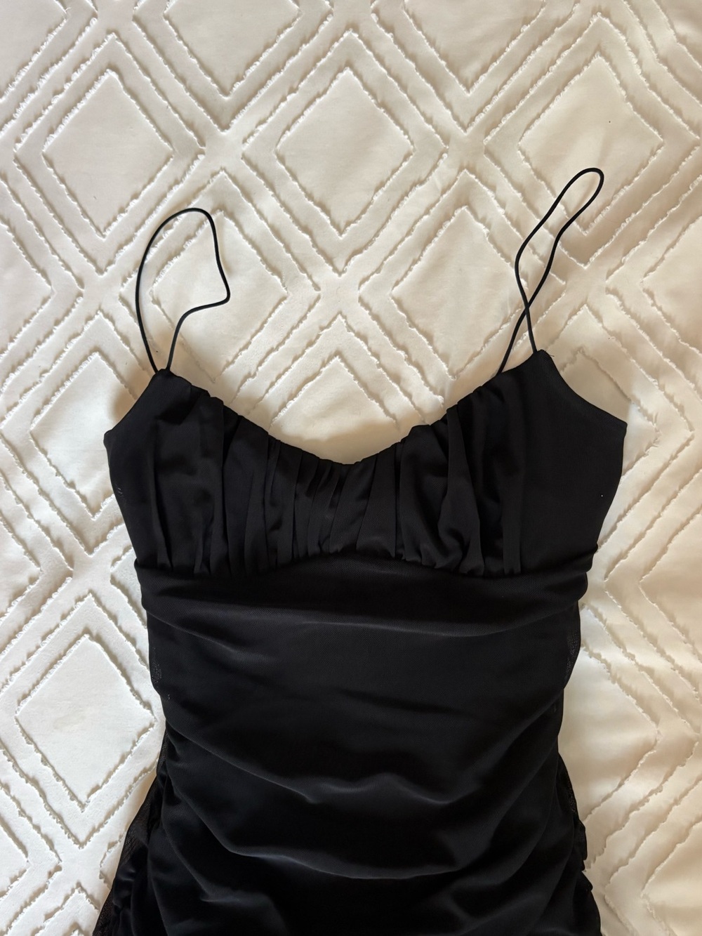 Garage black mini dress